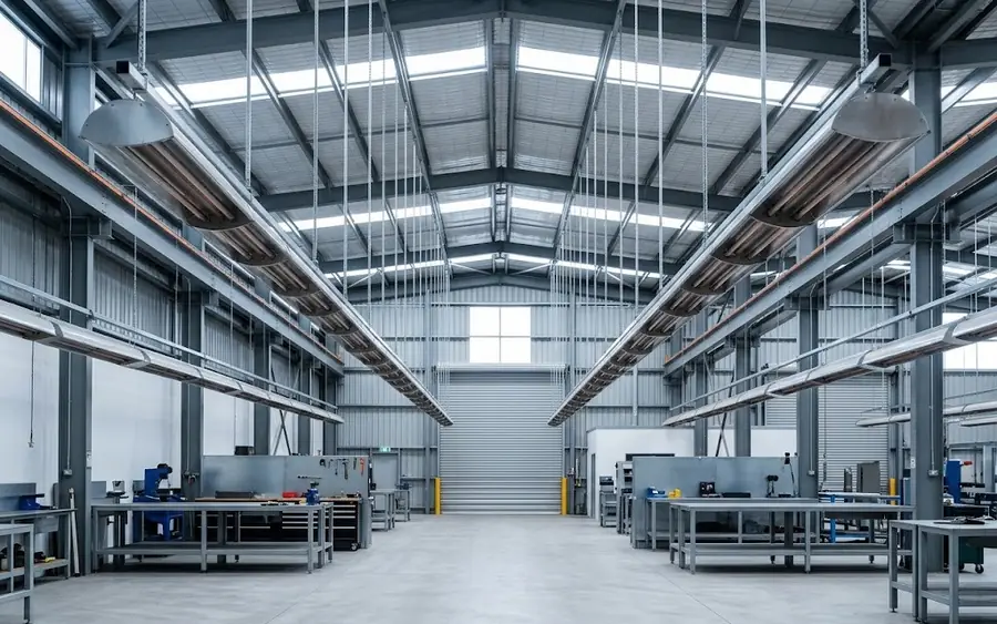 Commercial Gas Heating installation
